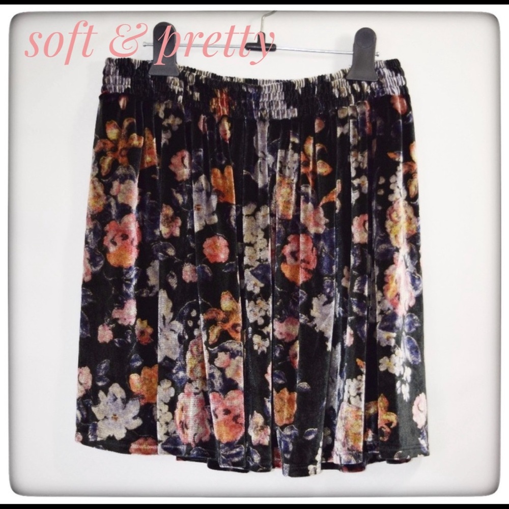 Urban Outfitters velvet skirt